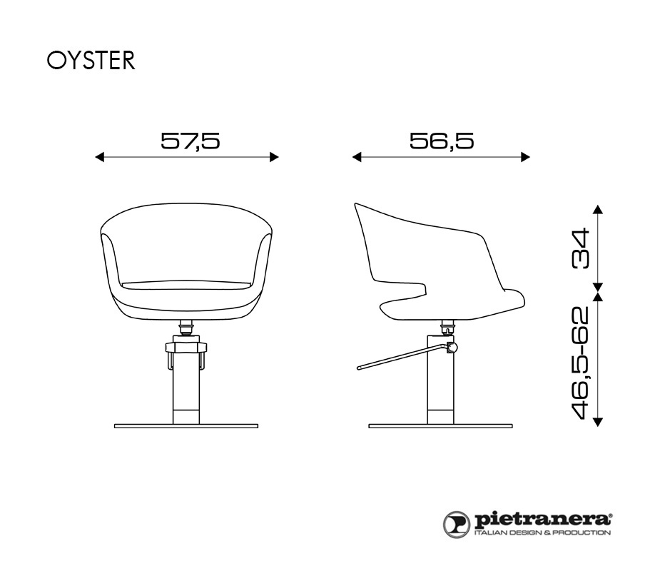 Кресло парикмахерское "OYSTER" — изображение 7
