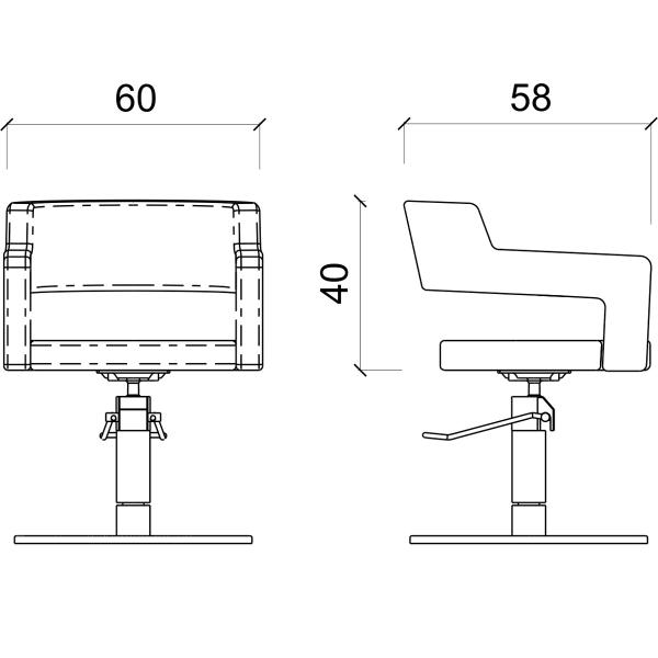 Кресло парикмахерское "CREUSA" — изображение 5
