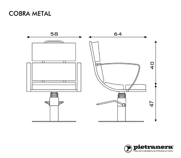 Кресло парикмахерское "COBRA METAL" — изображение 5
