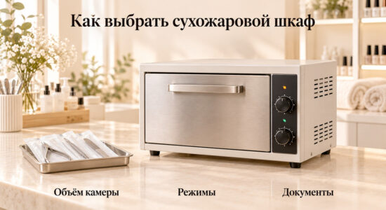 Сухожаровой шкаф для стерилизационной зоны салона