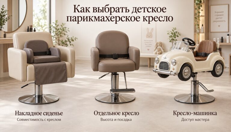 Как выбрать детское парикмахерское кресло