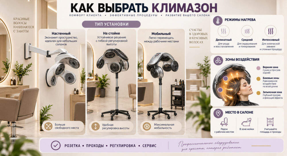 Как выбрать климазон для салона красоты