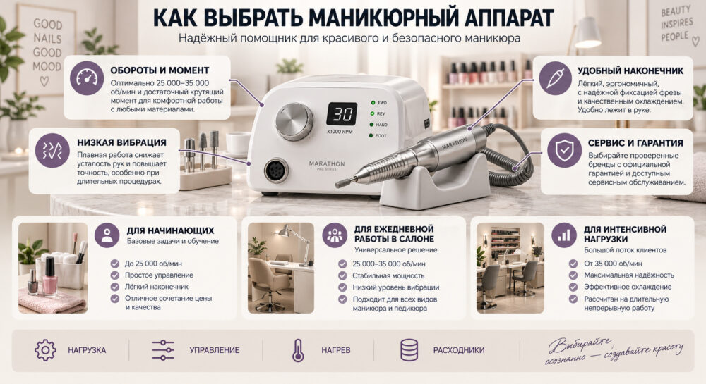 Как выбрать маникюрный аппарат
