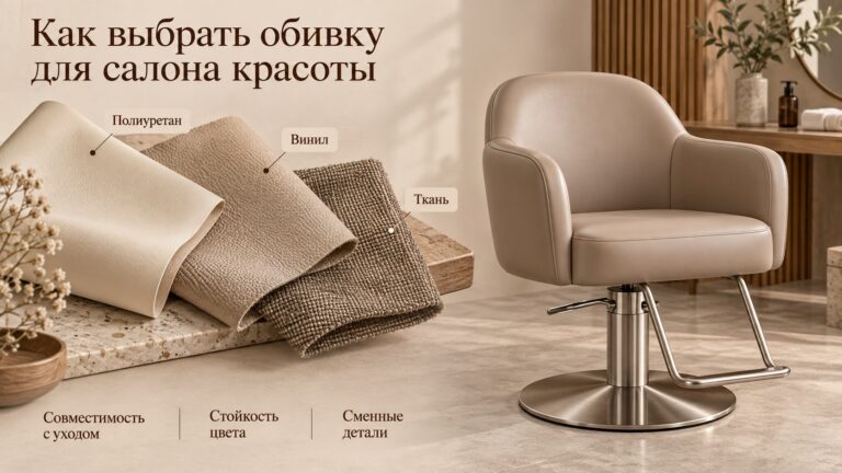 Как выбрать обивку мебели для салона красоты