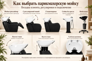 Как выбрать парикмахерскую мойку