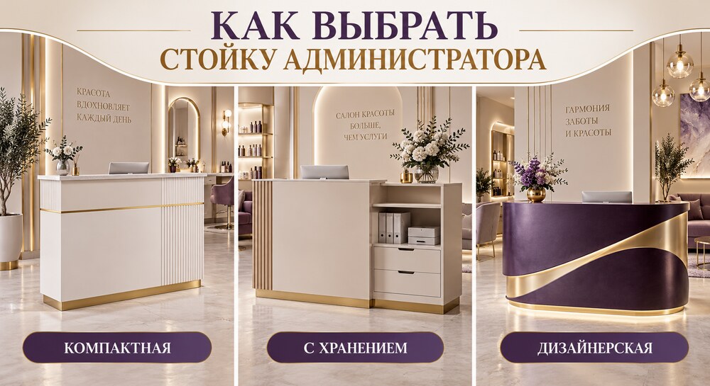 Как выбрать стойку администратора для салона красоты