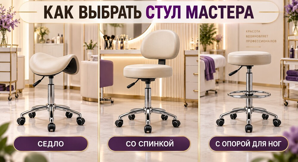 Как выбрать стул мастера для салона красоты