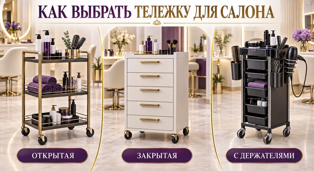 Как выбрать тележку для салона красоты