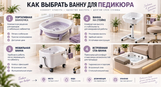 Как выбрать ванну для педикюра
