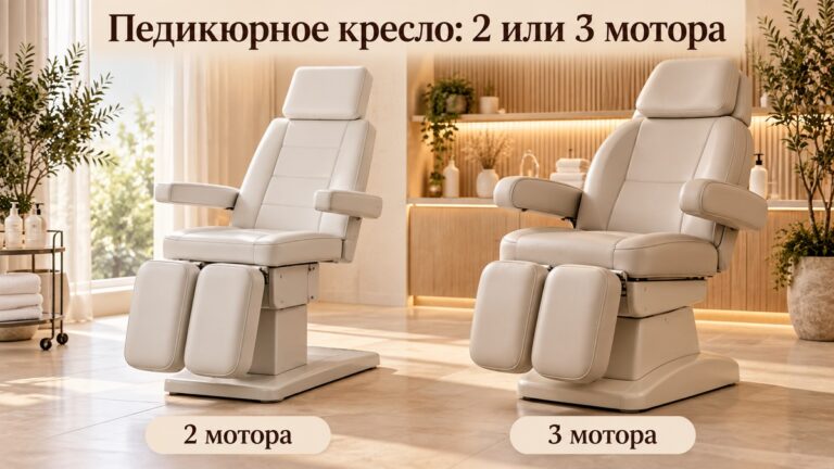 Педикюрное кресло: 2 или 3 мотора — что выбрать