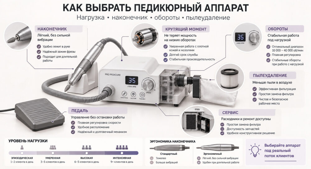 Как выбрать педикюрный аппарат