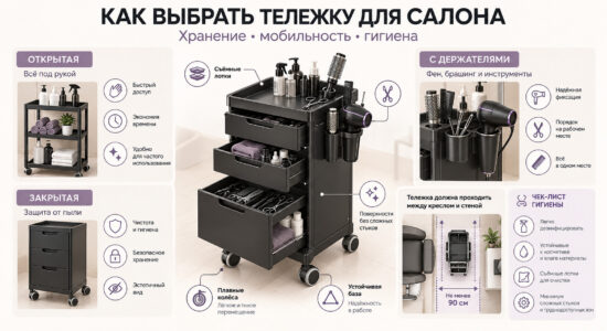 Как выбрать тележку для салона красоты