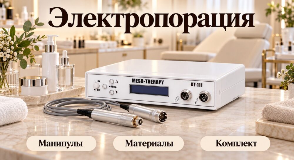 Аппарат электропорации: манипулы, программы и совместимые материалы