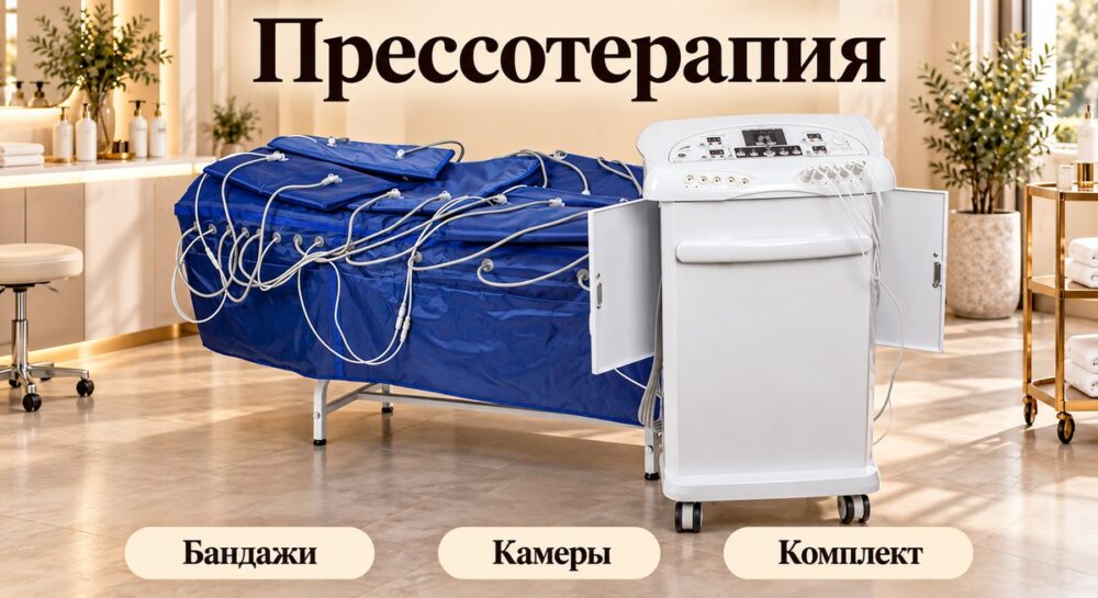 Аппарат прессотерапии: камеры, бандажи и полная комплектация