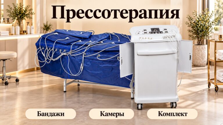 Аппарат прессотерапии: камеры, бандажи и полная комплектация