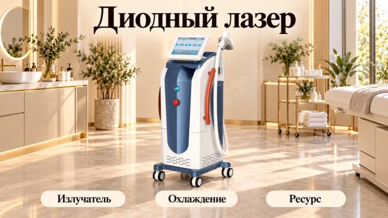 Диодный лазер для эпиляции: как сравнить излучатель, охлаждение и ресурс