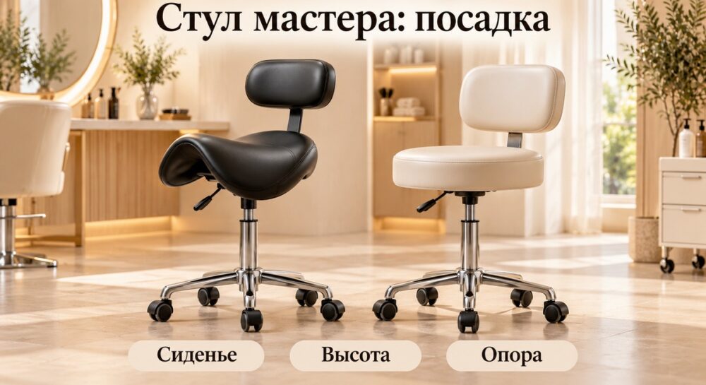 Стул-седло или круглый стул мастера: как сравнить посадку и регулировки