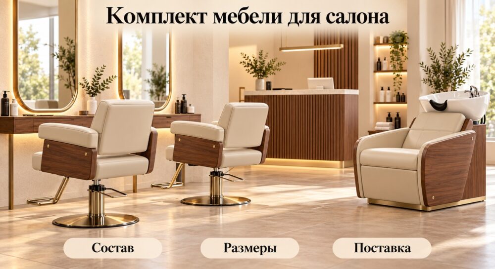 Готовый комплект мебели для салона или отдельная закупка: как сравнить состав