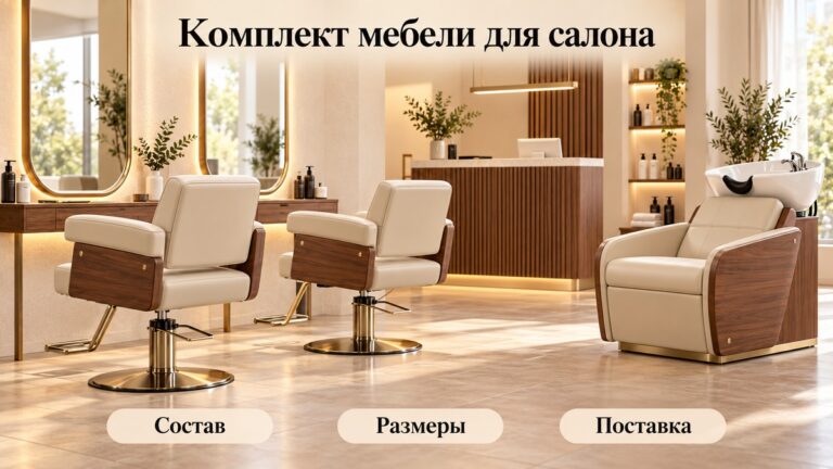 Готовый комплект мебели для салона или отдельная закупка: как сравнить состав