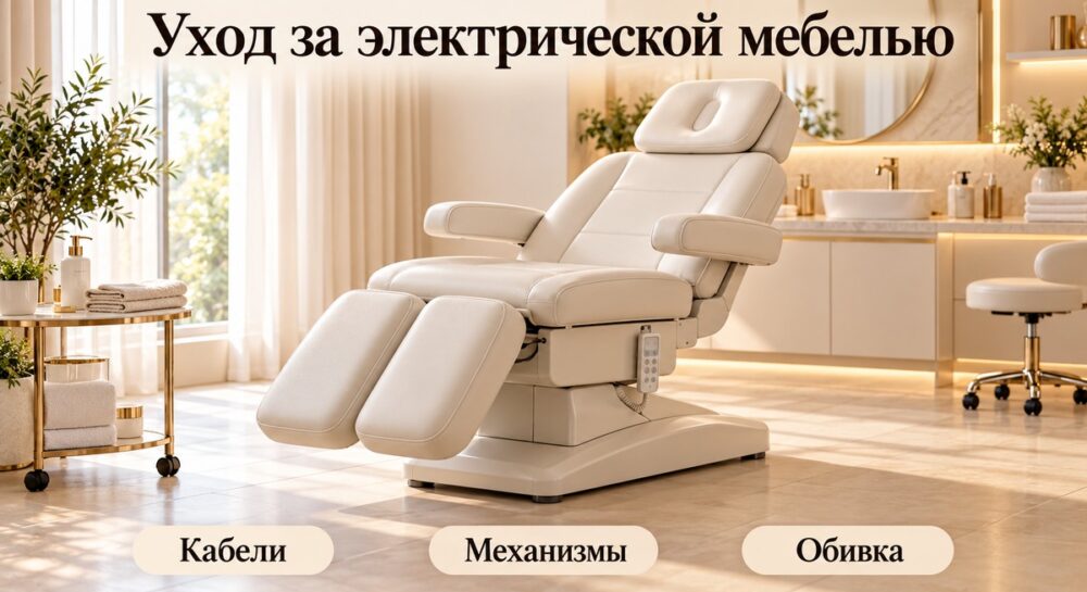Уход за мебелью с электроприводом в салоне: кабели, механизмы и обивка