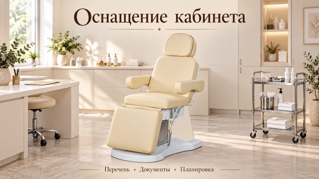 Оборудование косметологического кабинета для лицензирования: как составить перечень закупки