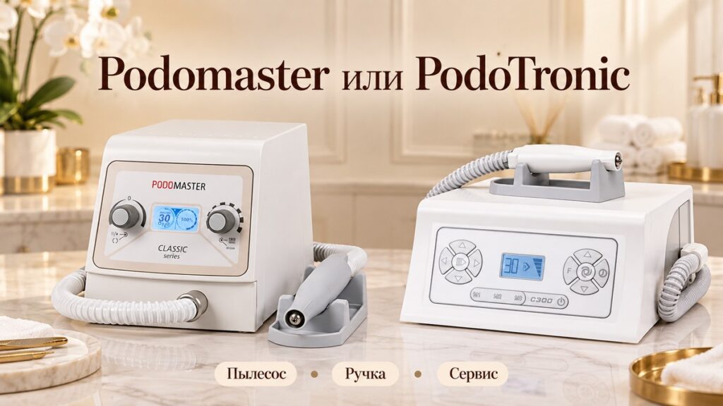 Podomaster или PodoTronic: привод, всасывание и сравнение комплектаций