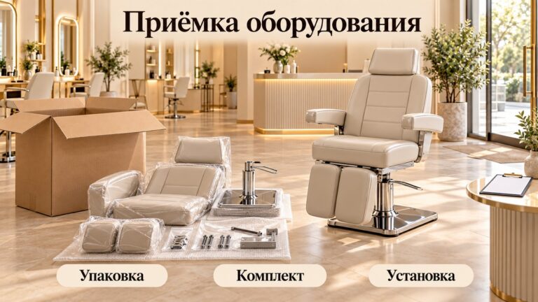 Приёмка и установка оборудования для салона: что проверить при доставке
