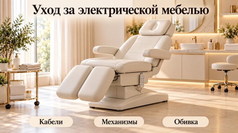 Уход за мебелью с электроприводом в салоне: кабели, механизмы и обивка