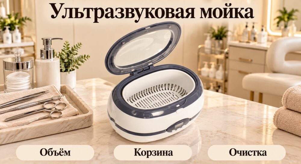 Ультразвуковая мойка для инструментов: объём, корзина и организация очистки