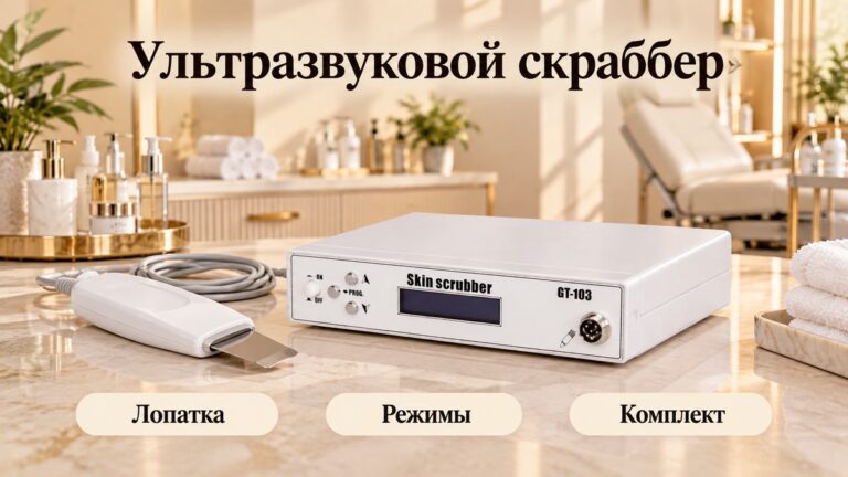 Ультразвуковой скраббер: как выбрать профессиональный аппарат для пилинга